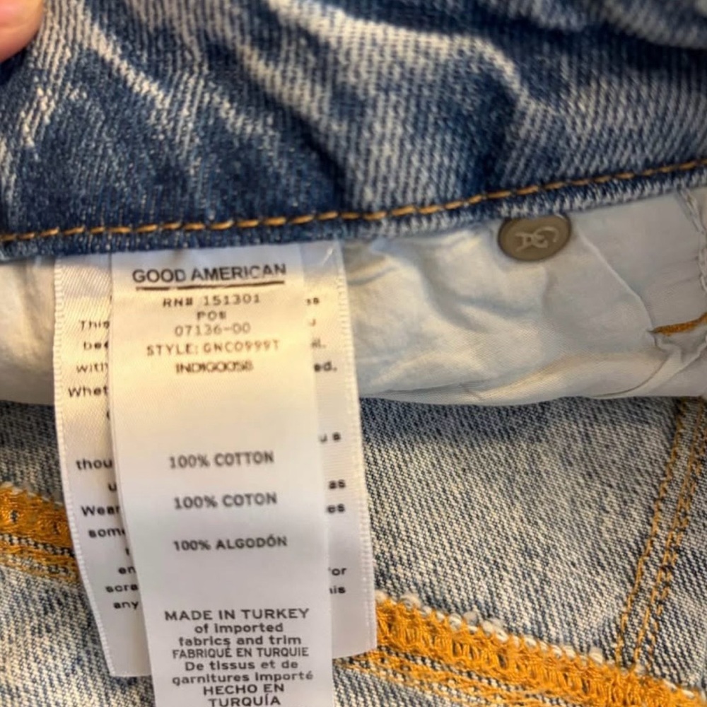 Good American Light Blue Bootcut Jeans - Picture 4 of 6